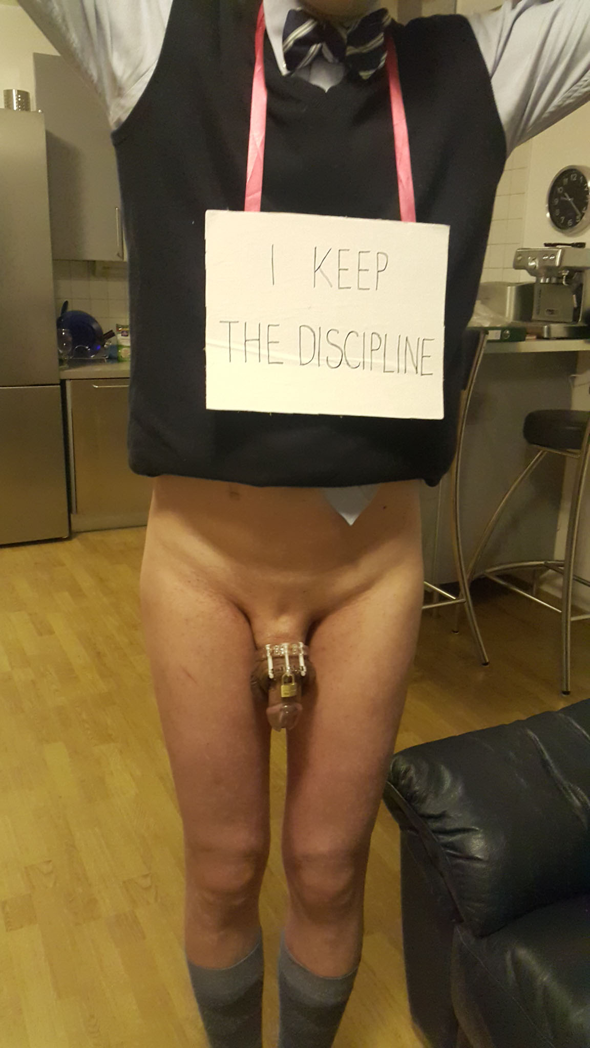 Disciplinary chastity domination